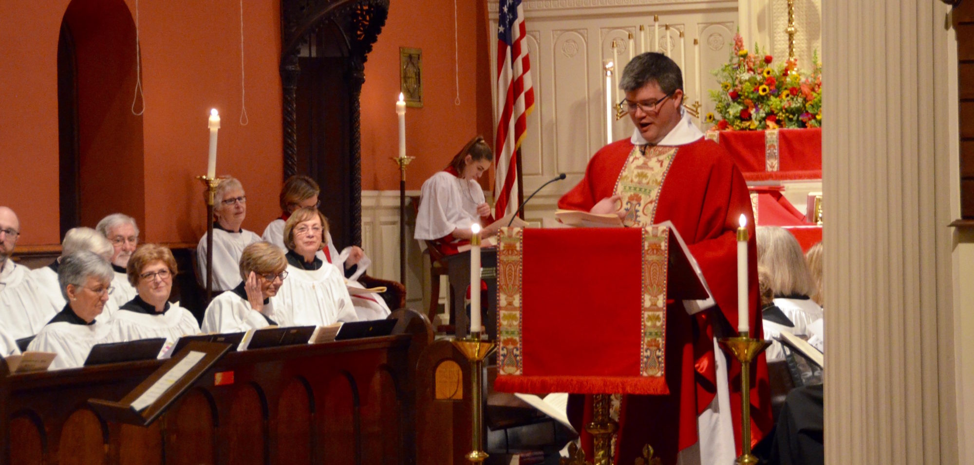 Adam preaching photo